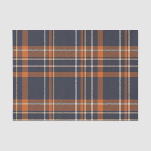 Papier Mousseline Plaid rustique Noël/hiver (Recto)