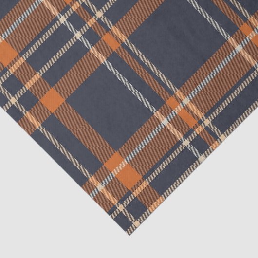 Papier Mousseline Plaid rustique Noël/hiver (Détail)