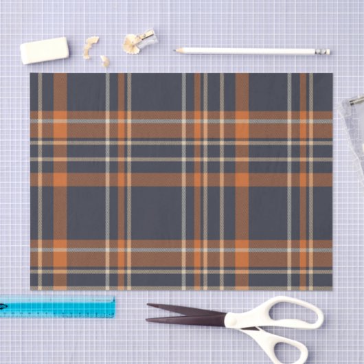 Papier Mousseline Plaid rustique Noël/hiver (Artisanat)