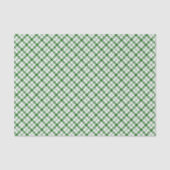 Papier Mousseline Plaid vert (Recto)