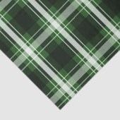 Papier Mousseline Plaid vert foncé (Détail)