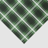 Papier Mousseline Plaid vert foncé (Détail)