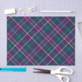 Papier Mousseline Plaid violet, bleu et vert (Artisanat)