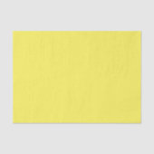 Papier Mousseline Plain Yellow in a Light Tone (Recto)
