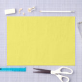 Papier Mousseline Plain Yellow in a Light Tone (Artisanat)