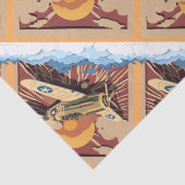 Papier Mousseline Plan de guerre Vintage Masculine (Détail)