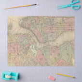 Papier Mousseline Plan de ville Conception de série 6 (Artisanat)