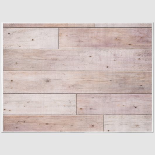 Papier Mousseline Planches de bois (Recto)