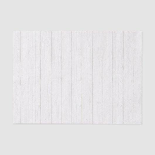 Papier Mousseline Planches de grange en bois rustique blanc lessivé (Recto)