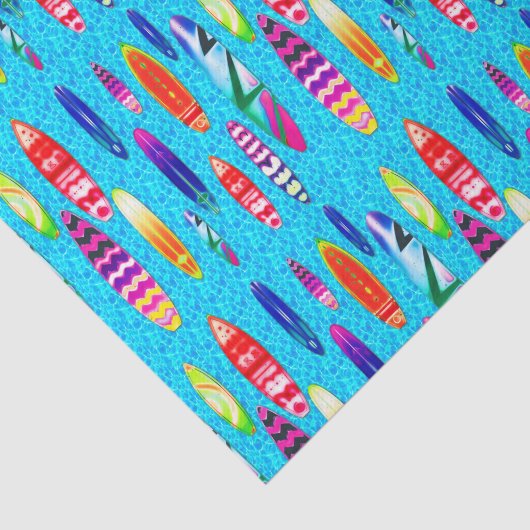 Papier Mousseline Planches de surf 1 (Détail)