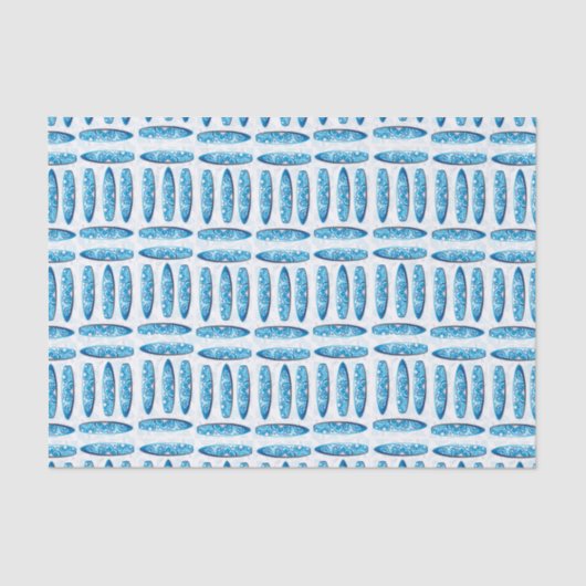 Papier Mousseline Planches de surf illustrées (Recto)