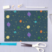 Papier Mousseline Planètes et étoiles spatiales en Galaxie inconnue (Artisanat)