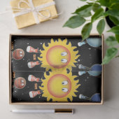 Papier Mousseline Planètes et système solaire (Cadeau)