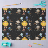 Papier Mousseline Planètes et système solaire (Artisanat)