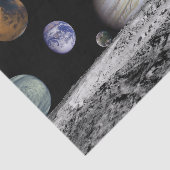 Papier Mousseline Planets du système solaire (Détail)