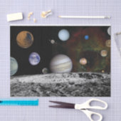 Papier Mousseline Planets du système solaire (Artisanat)