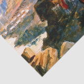 Papier Mousseline "Planification de l'attaque" par Charles M Russell (Détail)