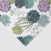 Papier Mousseline Plante Happiness Collection Motif Succulent (Détail)