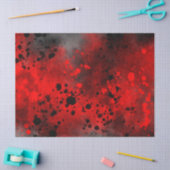 Papier Mousseline Plaque de peinture rouge rétro (Artisanat)