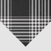 Papier Mousseline Plaqué noir et blanc (Détail)