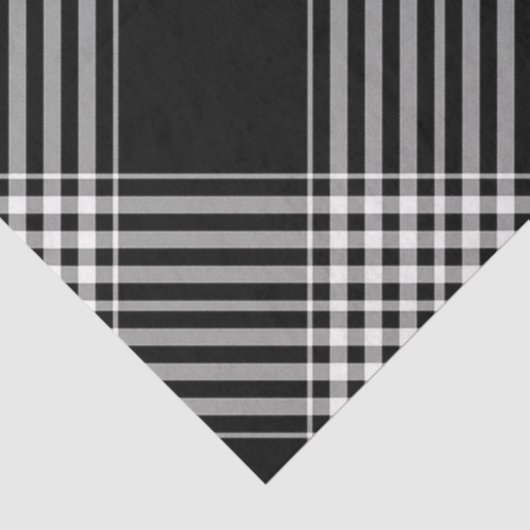 Papier Mousseline Plaqué noir et blanc (Détail)