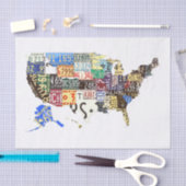 Papier Mousseline Plaques d'immatriculation américaines - tous les É (Artisanat)