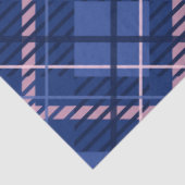 Papier Mousseline Plat bleu et rose (Détail)