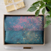 Papier Mousseline Plate-forme rose et jaune sur la page Découpage ve (Cadeau)