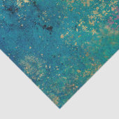 Papier Mousseline Plate-forme rose et jaune sur la page Découpage ve (Détail)