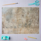 Papier Mousseline Plâtre craqué (Artisanat)