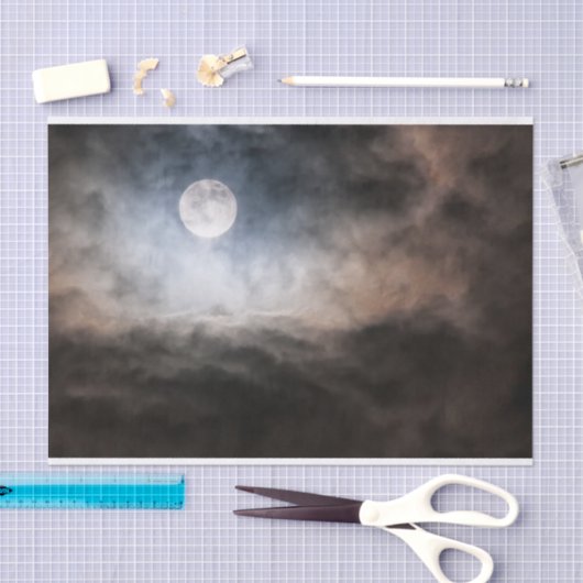 Papier Mousseline Pleine lune (Artisanat)