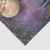 PAPIER MOUSSELINE PLEINE LUNE ET JARDIN DÉCOUPAGE TISSUE PAPIER (Détail)