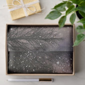 Papier Mousseline Pleine lune Starry Night Forest Découpage (Cadeau)