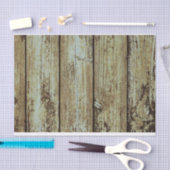 Papier Mousseline Plplanches en bois défoncé vert (Artisanat)
