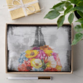 Papier Mousseline Pludrops de fleurs7 (Cadeau)