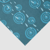 Papier Mousseline Pluie bleue (Détail)