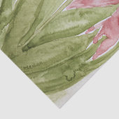 Papier Mousseline Pluie Jour Tulips Ressort aquarelle (Détail)