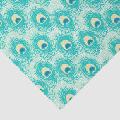 Papier Mousseline Plume de paon (Détail)