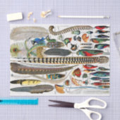 Papier Mousseline Plumes (Artisanat)