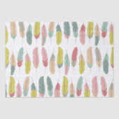 Papier Mousseline Plumes chics (Recto)