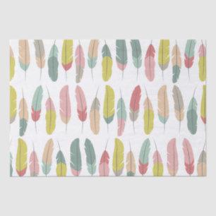 Papier Mousseline Plumes chics