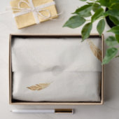 Papier Mousseline Plumes Collection Boho Moderne Luxe (Cadeau)