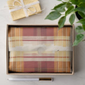 Papier Mousseline Plumes d'Automne (Cadeau)