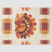 Papier Mousseline Plumes d'Automne (Recto)