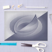 Papier Mousseline Plumes de poule (Artisanat)
