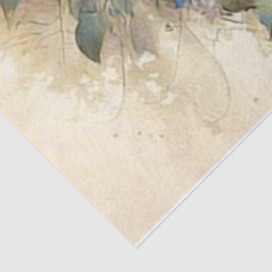 Papier Mousseline Plumes fantaisistes (Détail)