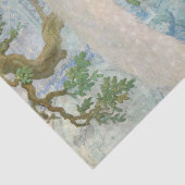 Papier Mousseline Plumes Peacock Découpage d'artisanat bleu et blanc (Détail)