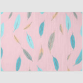 Papier Mousseline Plumes populaires Collection Boho de luxe (Recto)