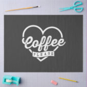PAPIER MOUSSELINE PLUS DE CAFÉ S'IL VOUS PLAÎT (Artisanat)
