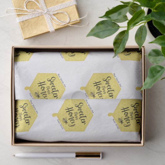 Papier Mousseline Plus doux que le miel (Cadeau)